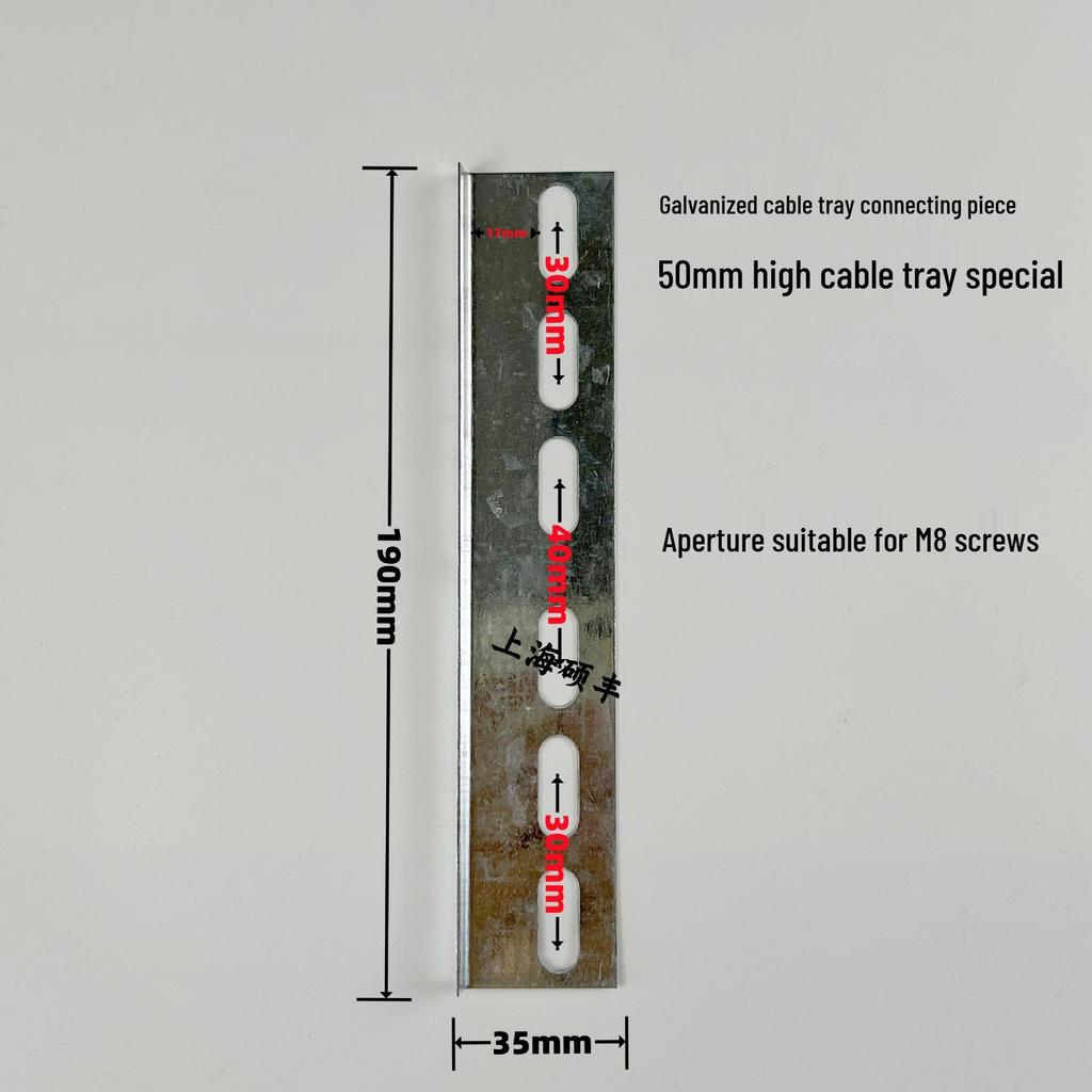 M8 Galvanized Flat Head Carriage Screw for Cable Tray and Trunking