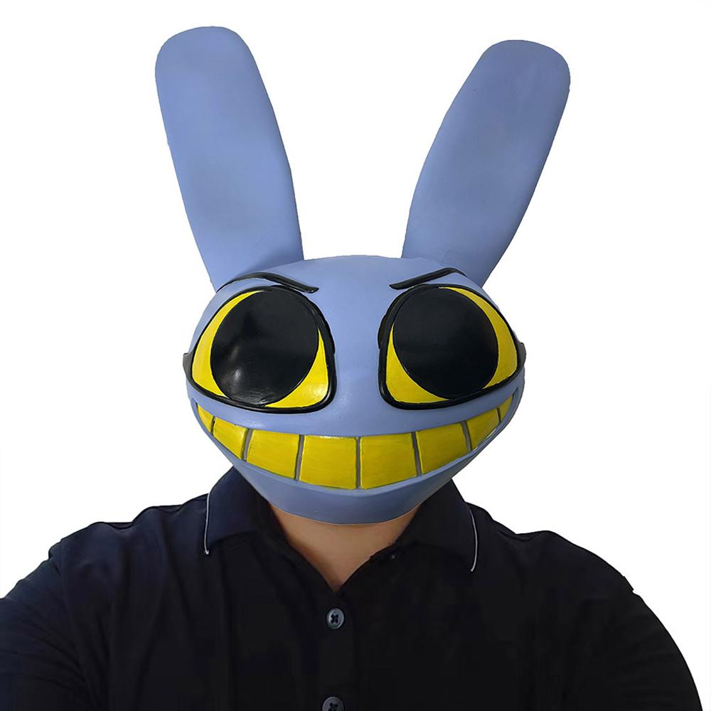 Archi Lavoro a Mano Circo Digitale Maschera da Clown Caine Coniglio Jax AI Gangle Faccia Vizard Mascherata Halloween Cosplay
