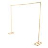 Squared Backdrop Stand 6.5FT Aluminum Alloy Balloon Arch Stand Frame for Wedding Birthday Party Climbing Vines