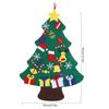 DIY Felt Christmas Tree Set Xmas Decorations Wall Hanging Ornaments Children Gifts Party