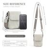 Mini Crossbody Bag Portable Mobile Phone Bag Multi-pocket Card Slot Fashion Function Adjustable Shoulder Strap