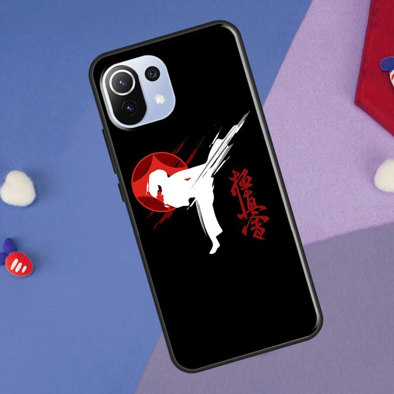 Kyokushin Karate Symbol Cover For Xiaomi 13 14 Ultra 11T 12T 13T 14T Pro POCO X7 Pro X3 X5 F3 F5 F6 M6 X6 Pro Case