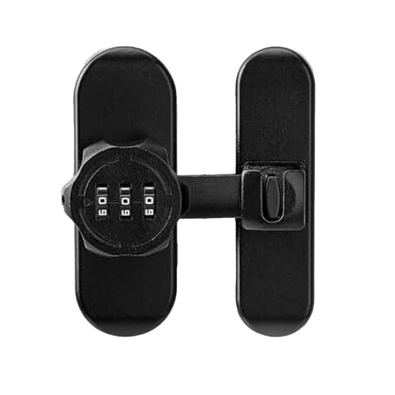 Zinc Alloy 3 Digit Combination Lock for Sliding Doors and Filing Cabinets Dimensions 90x70x28mm Concealed Screw Installation