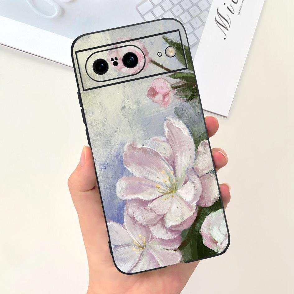 For Google Pixel 8 Pro Case GC3VE G1MNW Soft Silicone Rubber Protector Cover For Google Pixel 8 8A Bumper Pixel8 8Pro Phone Case