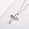 Saint St. Benedict Jesus Cross Pendant Necklace Men and Women Religious Christian Catholic Amulet Stainless Steel Jewelry