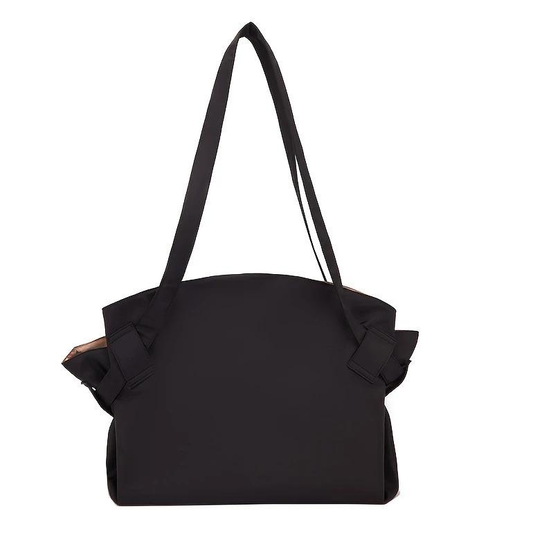 

Lazy Casual Camping Storage Shoulder Bag Large Capacity Lightweight For Travel-Friendly, Japanese Style Women s Beach Bag чёрный