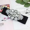 Elastic Belt Feminine Elegance Crystal Diamond Decorative Dress Wide Elastic Waist Seal Three Colors Optional