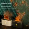 Flame Aroma Diffuser Humidifier with Night Light - Ideal Creative Gift for Home, Bedroom, Family, and Friends.