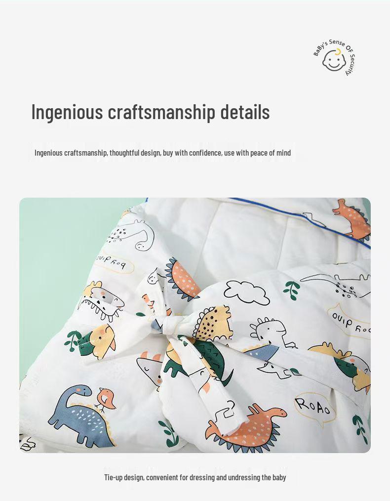 Schmetterling Neugeborenen Puckdecke, Reine Baumwolle, Ganzjahres-Schlafsack