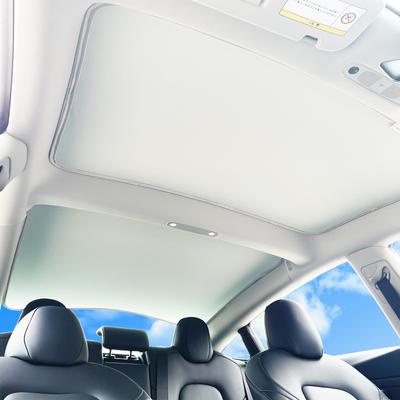 Sunroof Sunshades For Tesla Model 3 Highland 2025 Model Y 2025-24 Ice Cloth Buckle Sun Shade Glass Front Rear Skylight Accessory