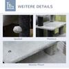 Adjustable Cat Steps, with House & Hanging Toy Ball - Grey