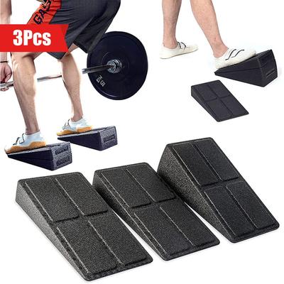 3-teiliger Premium-Kniebeugen-Keilblock für effektives Dehnen der Wade, des Fußes, der Achillessehne und des Knöchels – ideal für Physiotherapie und Fitnesstraining
