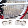 אבזם 1 זוג שרשרת אופניים אלקטרו אנטי חלודה מתקן מדריך שרשרת אופניים קל משקל לרכיבה על אופניים