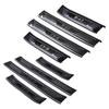 Catland Stainless Steel Side Step Guards for Mazda CX5 KF Series Interior and Exterior Scuff Custom Protective and Black 8-Piece Plates, Parts, Parts,