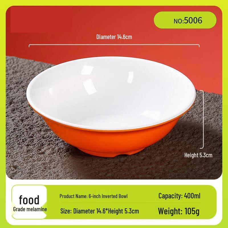 Minai Melamine Two-Tone Serving Bowls