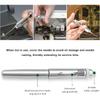 Precision Oiler, Aluminum Dripping Oil Pen with Solid Internal Needle & Pocket Clip, Automotive Precision Pin Point Applicator Lube Systems Oiler for
