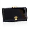 BPD-VS-108 BLACK Women' SHINY Wallet +CERTIFICATE