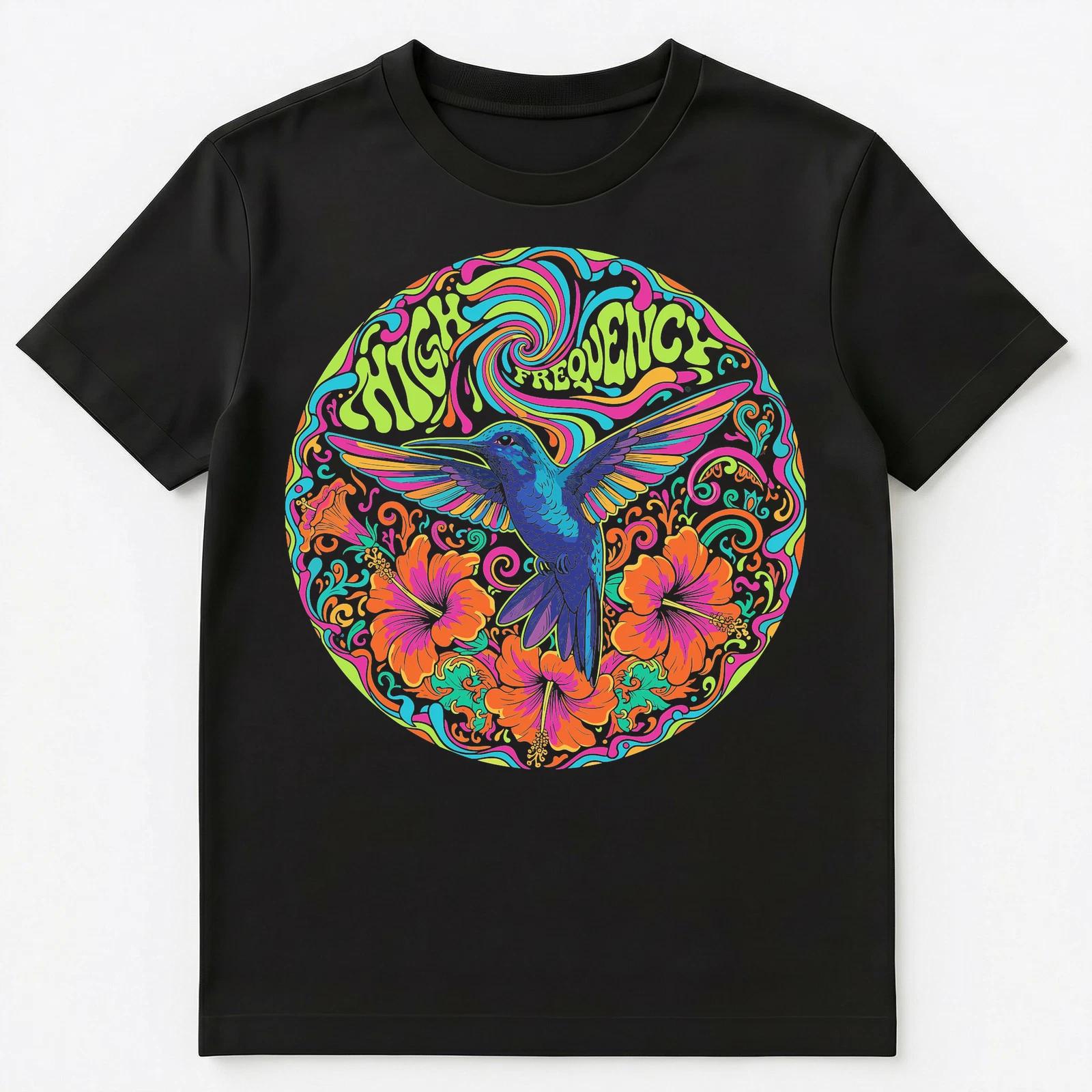

Hummingbird Lover High Frequency Energy Spiritual Connection Unisex T-Shirt S