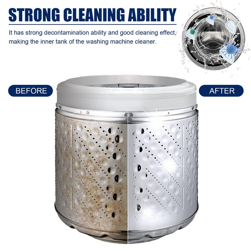 12PCS Tablets Washing Machine Effervescent Tablets Cleaner Laundry Deep Cleaning Remove Odor Decontamination Tablets Dirt China Mainland