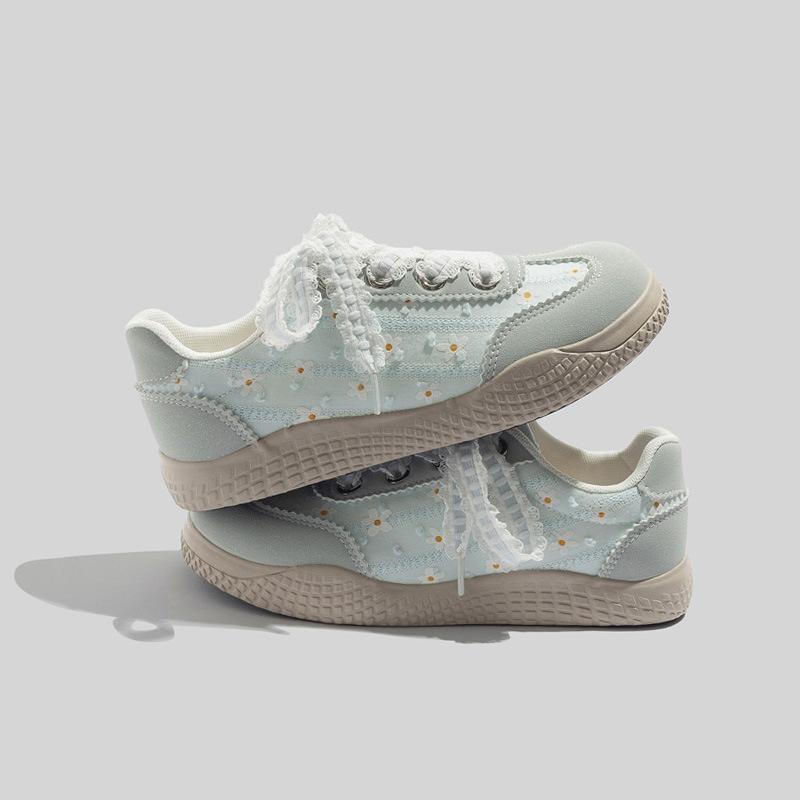 Pell обувь с мягкой подошвой весна новая кружевная тренировочная обувь нишевая платформа повседневная обувь 35