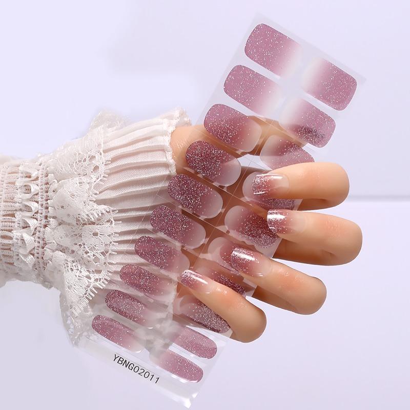 Semi-curing Light Therapy Nail Stickers Gel Nail Stickers Semi-curing Light Lamp Nail Stickers Harden, Last Long and Are Waterproof