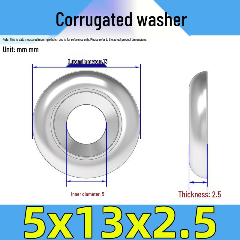 Stainless Steel/Nickel-Plated Tapered Fisheye Countersunk Decorative Washer