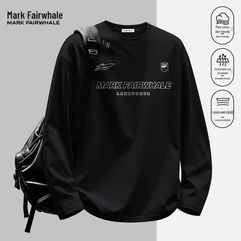 Mark Fairwhale Men's Commuter Cotton Long-Sleeve T-Shirt