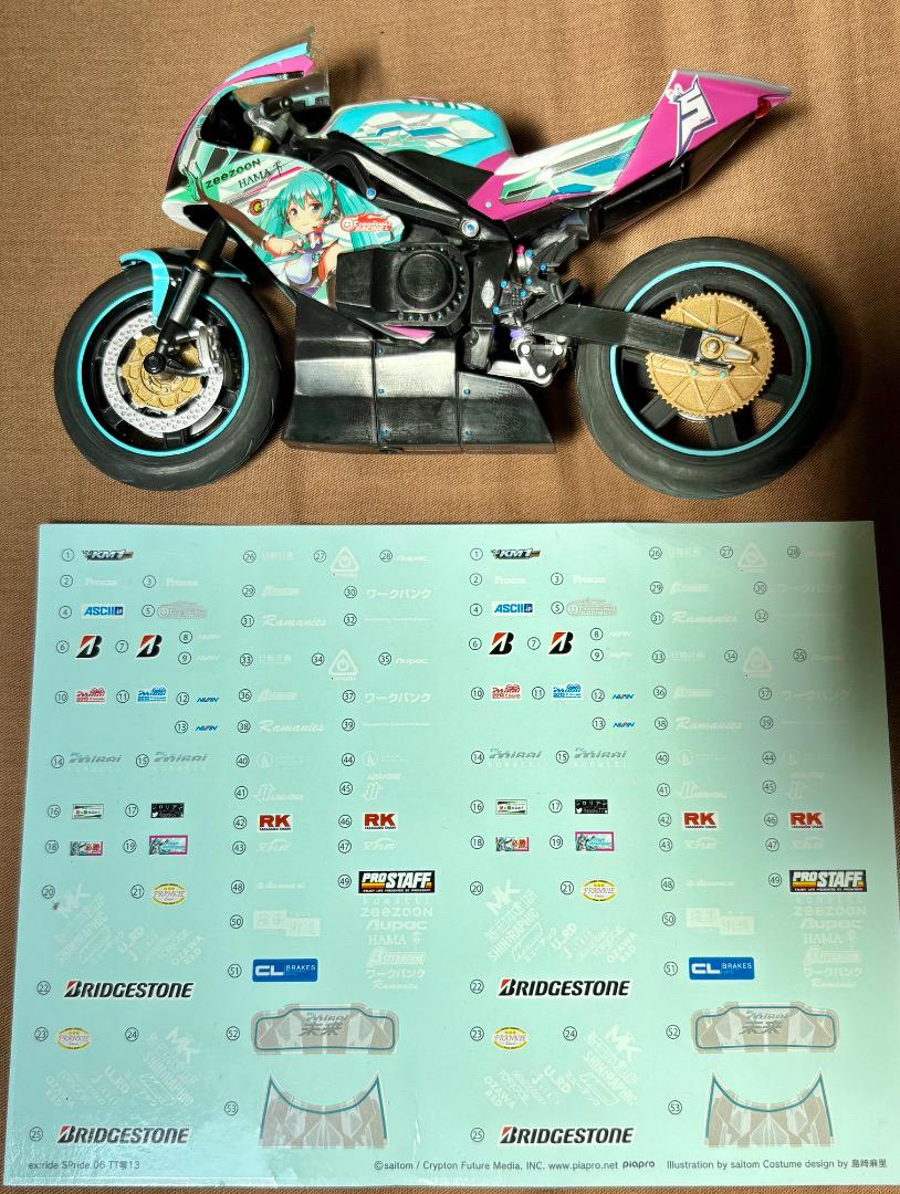 

[Б/У] Hatsune Miku figma TT Zero 13 Bike goodsmile racing