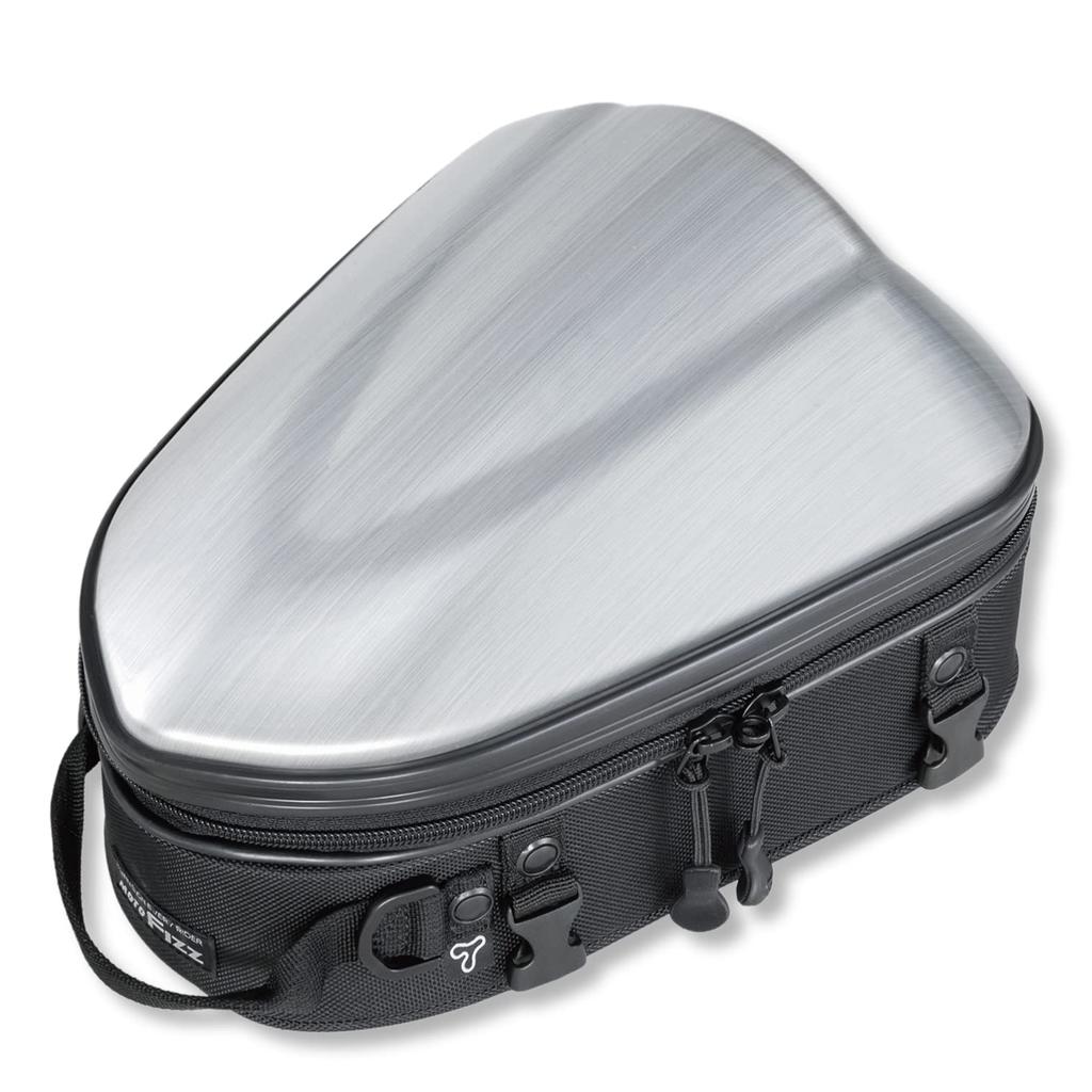 Tanax MOTOFIZZ Shell Seat Bag 2 SS Hairline Silver 5L MFK-297