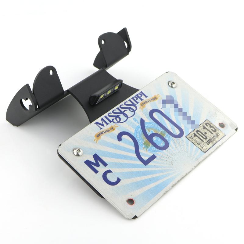 Fit For Ducati Monster 696 795 796 1100 Evo All Years License Plate Holder Bracket Rear Tail Tidy Fender Eliminator Kit