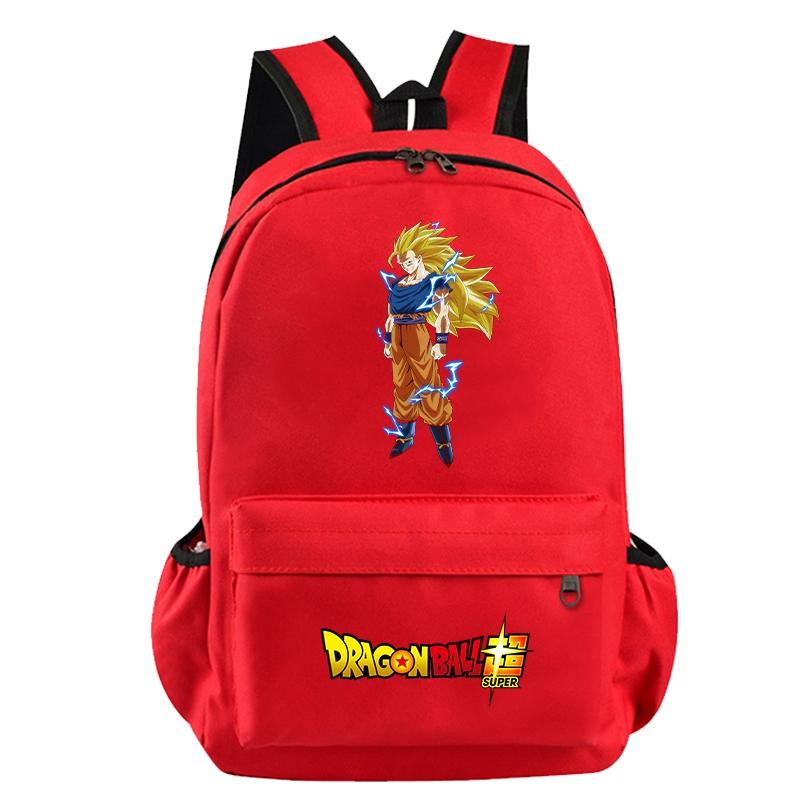 Anime Dragon Ball Printed Boy Girl Schoolbag Student Boy Girl Schoolbag Unisex Bagpack Children Teenager Cartoon Bagpack Waterproof School Bag Mochila