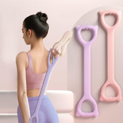 Workout Muscle Pull Rope 8 Resistance Bands Yoga Pilates Excercise Fitness Elastic Rope Back Training Rope  Stretch Belt