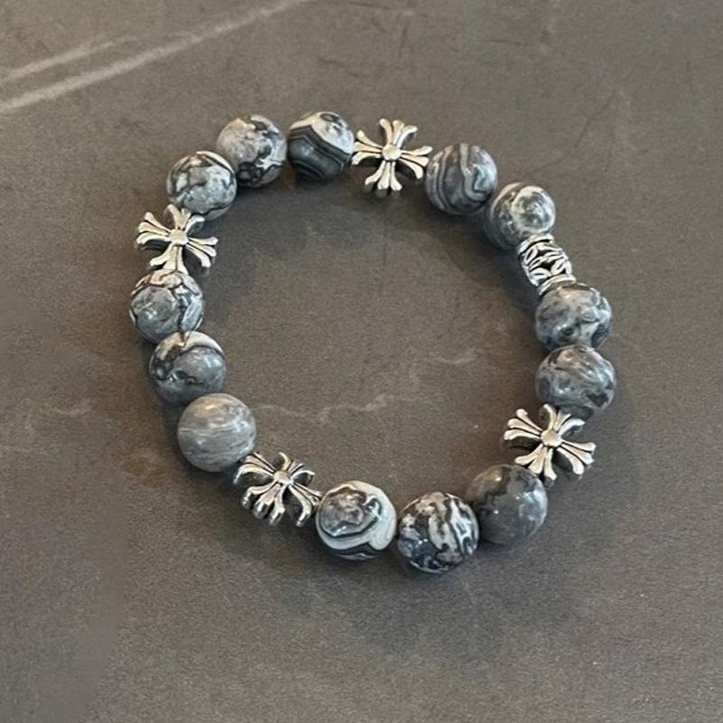 Super Fairy Forest Gradient Glass Bracelet - Chic Chinese Style Gift for Women and Best Friends, Lightweight Luxury Accessory