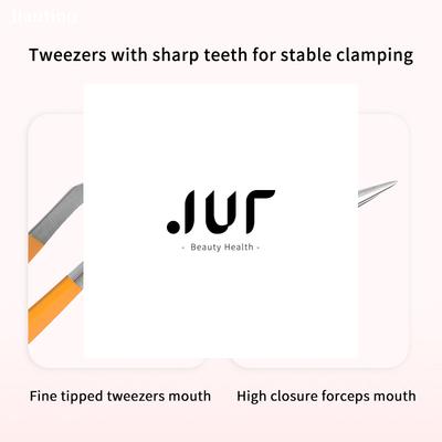 False Eyelash Tweezers Lash Extension Stainless Steel Scrapbook Sticker Tape Picking Straight Head Elbow Tweezers DIY Crafts