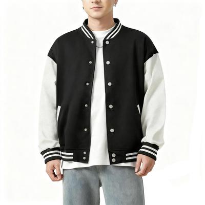 Myouhuo Unisex Solid Tunic Long Casual Daily Sports Baseball Plus 3XL Jacket, Sleeve, Button-Up Collar, Jacket, Outerwear, Uniform, Student,