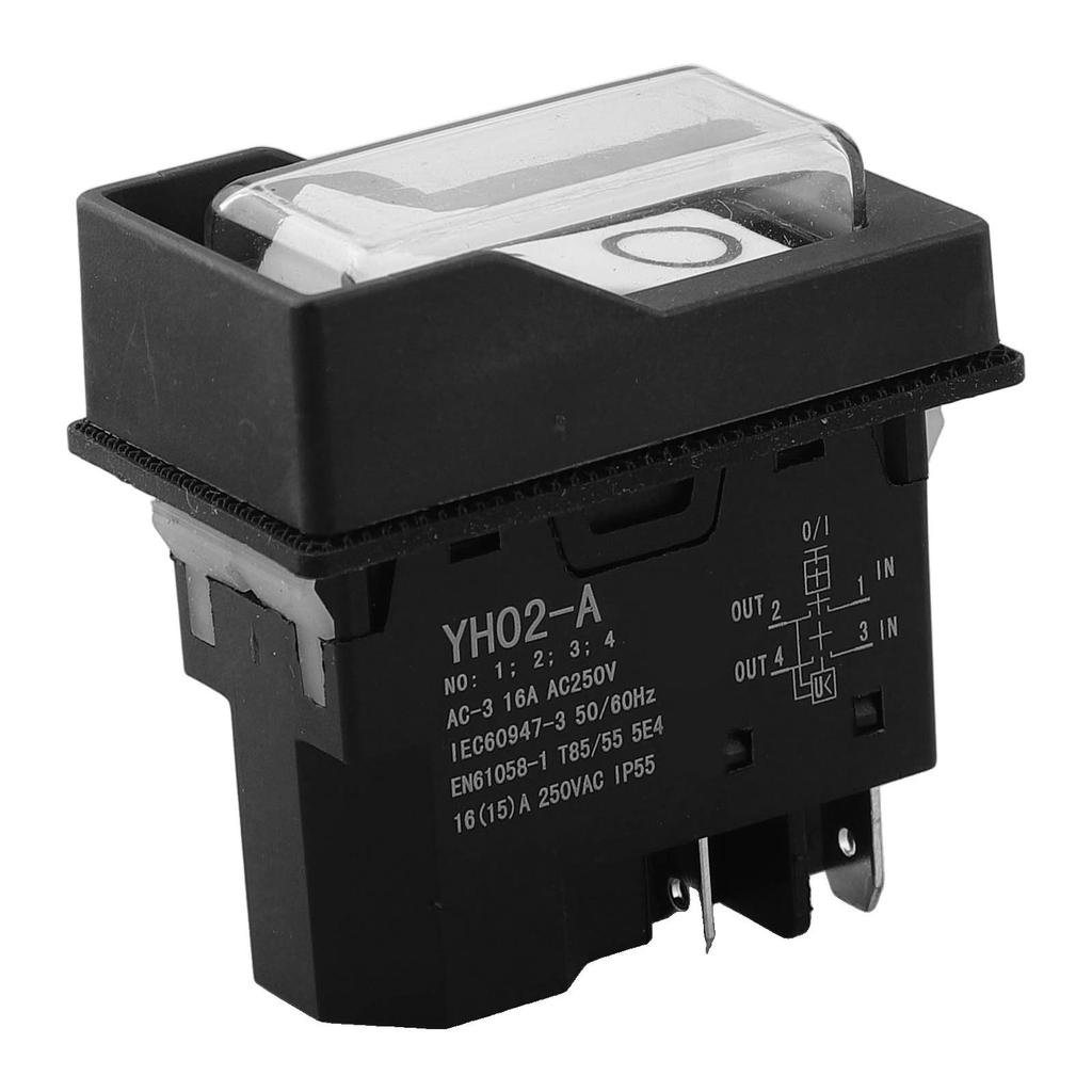 Electromagnetic Switch 4 Pins Switch For Wet Environments 4 Pins Electric Switch High-Quality Materials Wide Application Range