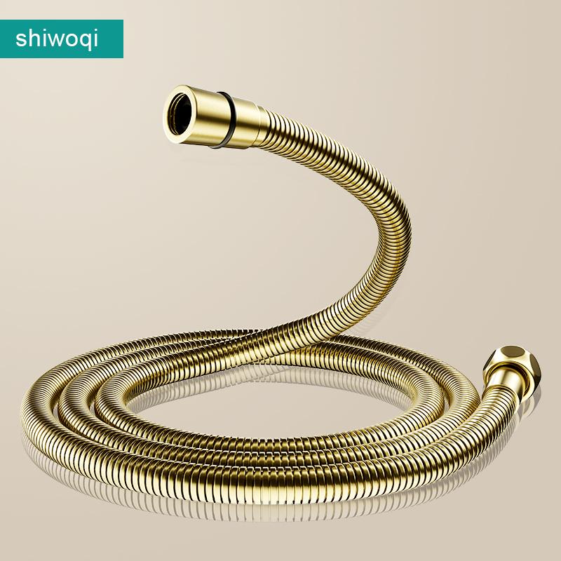 Shower Hose 304 Stainless Steel Extra Long Shower Hose Replacement Handheld Shower Head Hose Extension (Black,2 meters) чёрный