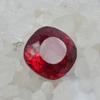 Natural Red Ruby Loose Gemstone 15.30 Ct Square Cushion Cut for Jewelry Making and Gem Collections