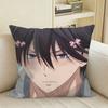 Anime Dakaretai Otoko Takato Saijou Square Sofa Pillow Cover Solid Color Living Room Home Decor Cushion Case