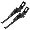2PCS Black Carbon Steel Adjustable Side Kick Stand Kickstand Support Stand for Kids Bike Bicycle Replacement12 Inch
