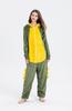 dorawithme Crocodile Kigurumi Pajamas for Animal Cosplay Unisex Adults, Loungewear, Costume, Halloween, Christmas, (Size S)