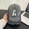 Hip Hop Baseball Cap Suitable For Both Men And Women Flat Brimmed Cowboy Hat Outdoor Sun Hat Letter Stitched Flat-Brimmed Hat