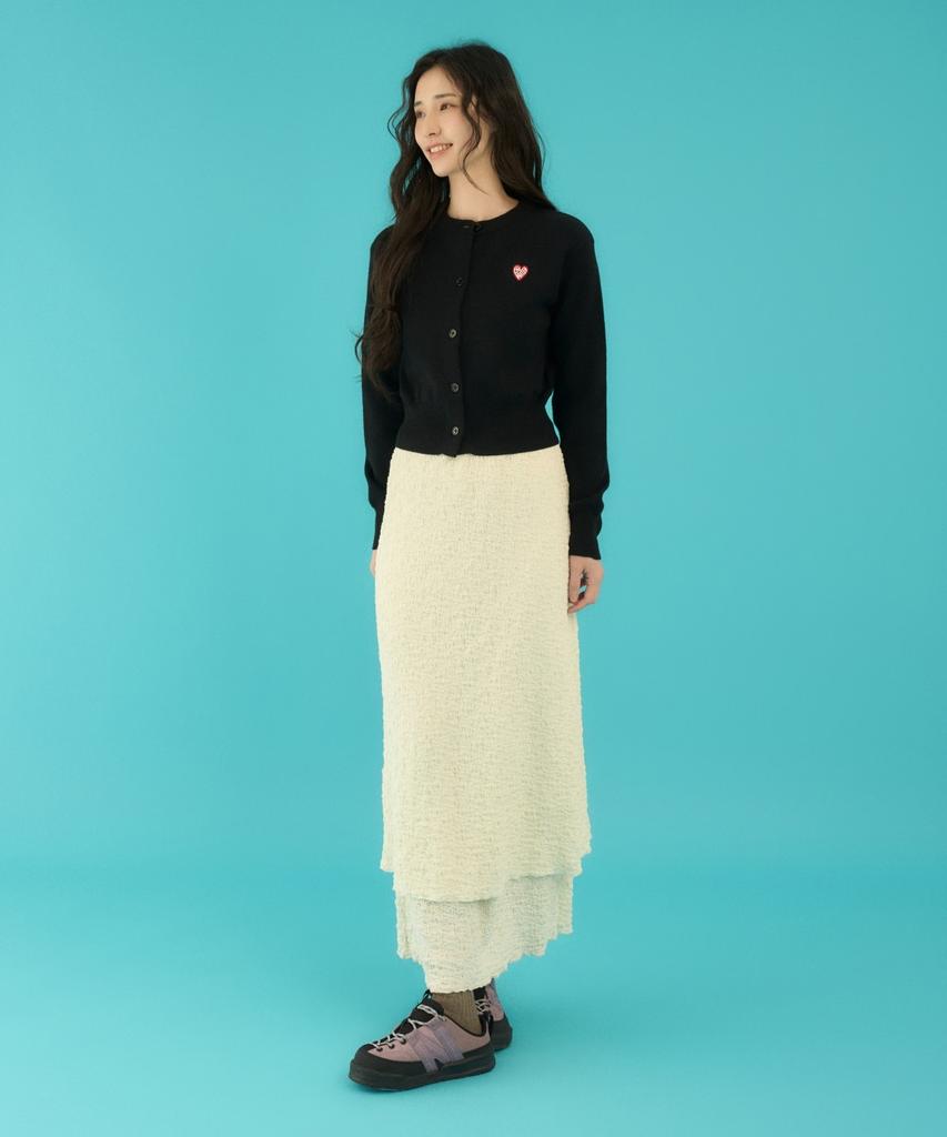 Thematee Mati Soft Breeze Crop Cardigan (Wf) - Black