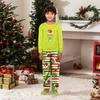 Parent-child Christmas Print Home Suit Long-sleeved Top And Pants