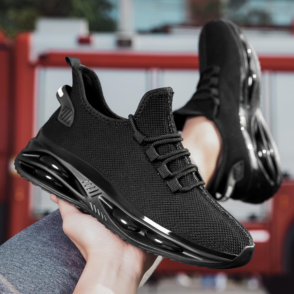 Men Sports Running Jogging Shoes Casual Sneakers Breathable Light Black Brown White Tennis Outdoor Walking Fitness Size 39-46