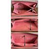 Used CHANEL Matelass Round Zip Long Wallet Pink