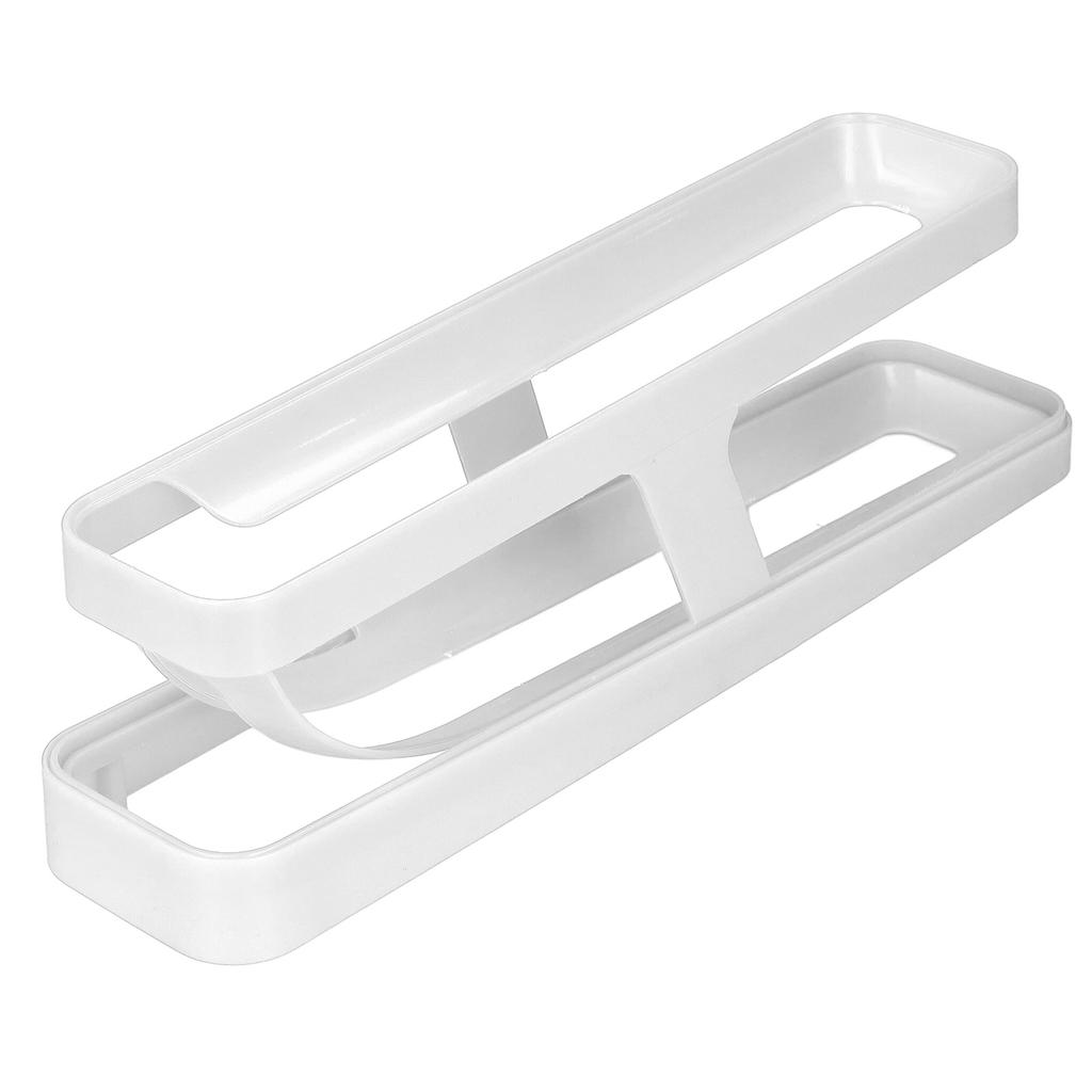 Refrigerator Egg Holder Professional Home Kitchen Countertop 2 Tier Rolling Egg Dispenser Storage