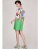 Greedius Neon Sign One-Point Print Neoprene Dress