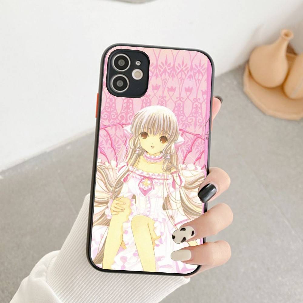 

Classic Cute Girl C-Chobits Anime Phone Case For IPhone 14 11 12 13 Mini Pro Max 8 7 Plus X XR XS MAX Translucent Matte Cover iphone Xs Max