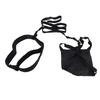 Swim Parachute Professional Safe Portable Swimming Resistance Training Belt Set for Kids Adults 20cm / 7.9in Black